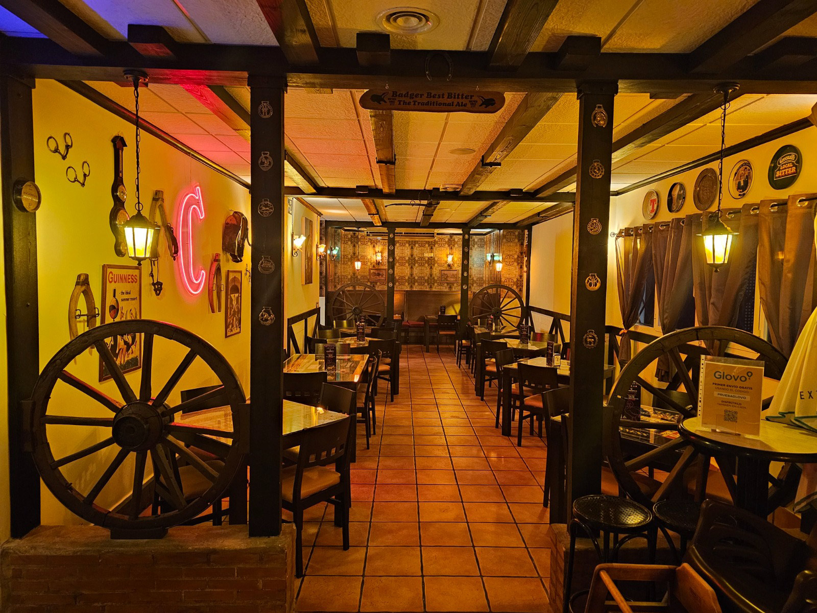 Exterior del restaurante San Juan pueblo de Flamingo.